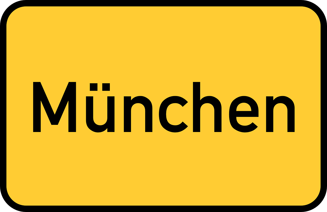 munich town sign city limits sign free photo