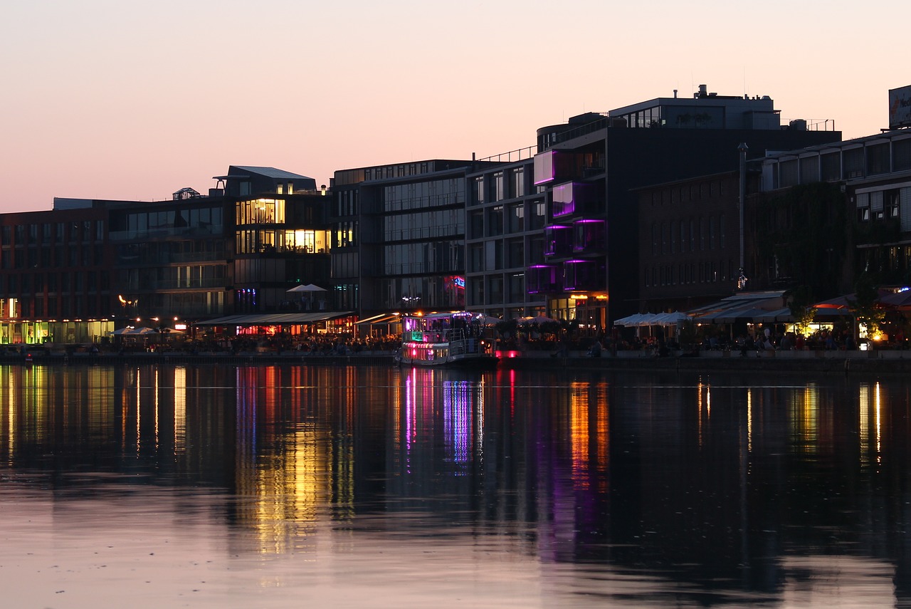 münster  port  water free photo