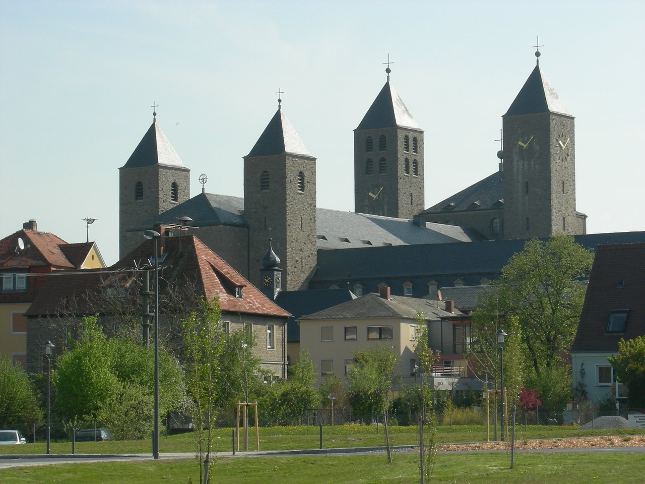 münsterschwarzach abbey lower franconia free photo