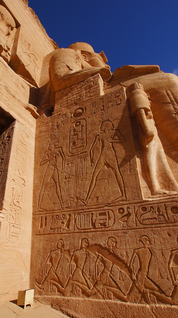 mural egypt abusimbel free photo