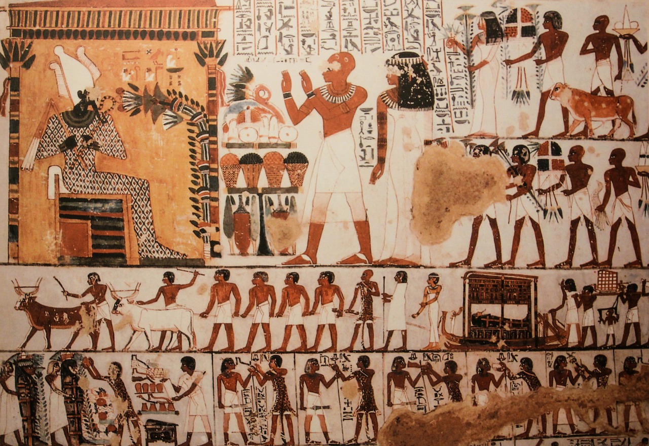 mural egypt pharaonic free photo