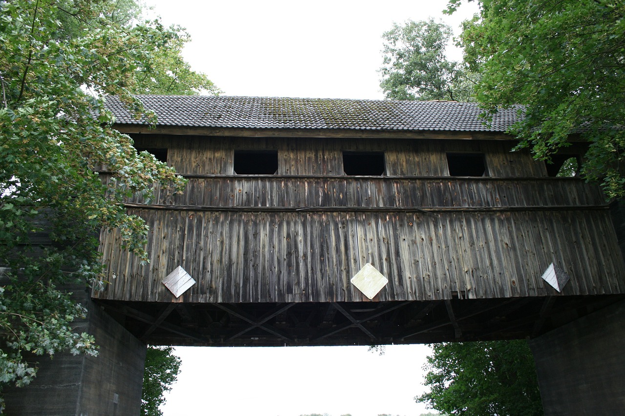 müritz wooden bridge historically free photo