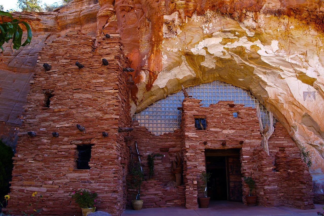 museum rocks building free photo