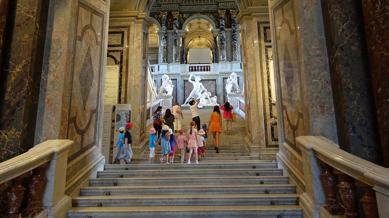 museum vienna staircase free photo