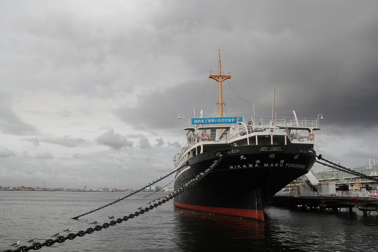 museum ship ocean liner berthed free photo