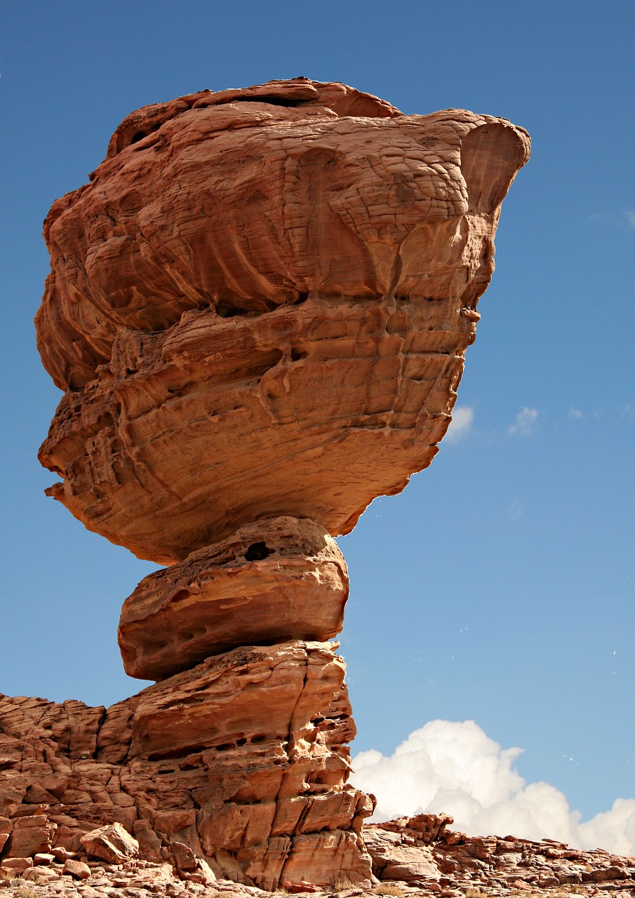 mushroom rock  rock pedestal  pedestal rock free photo