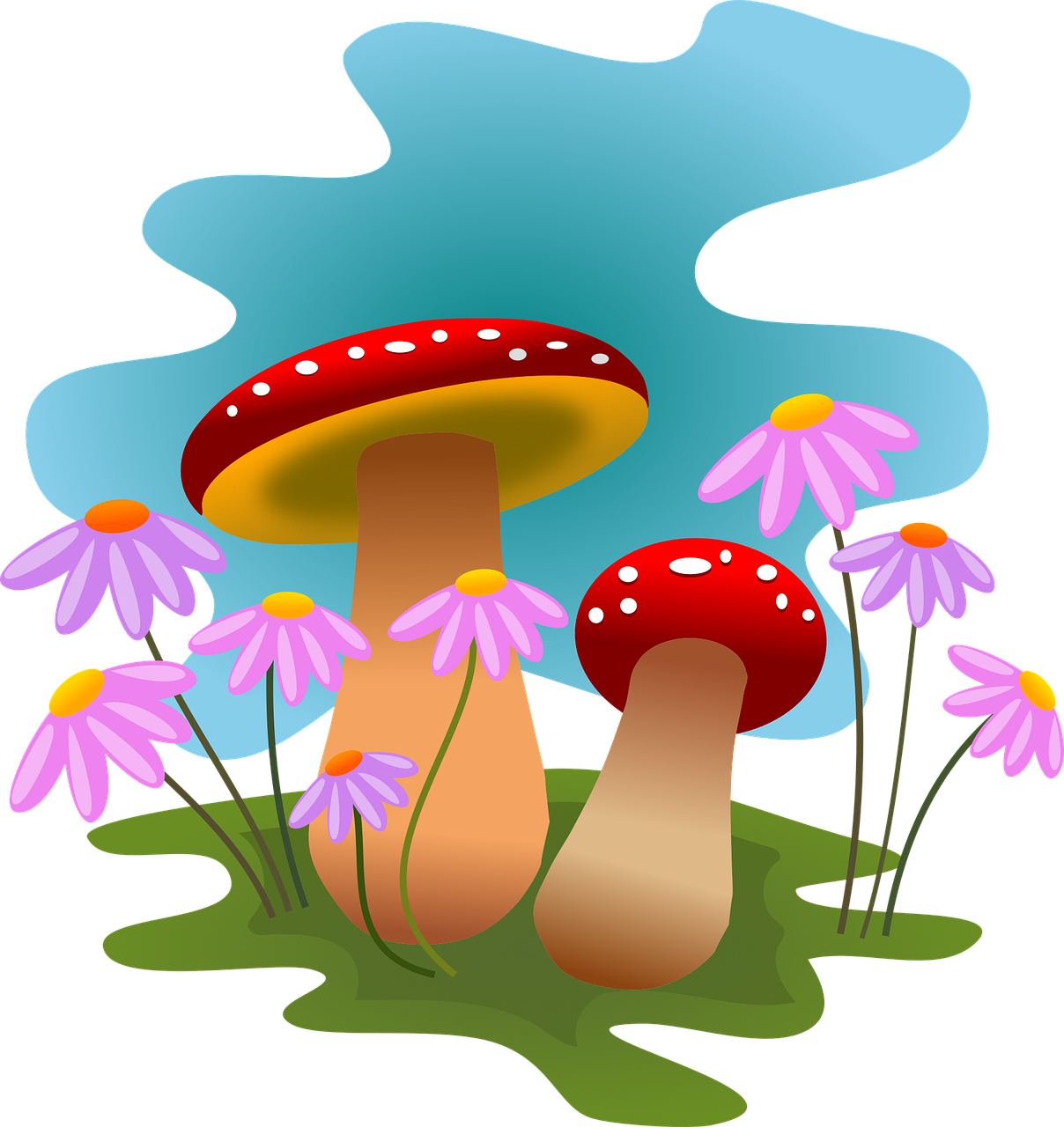 mushrooms autumn fungi free photo