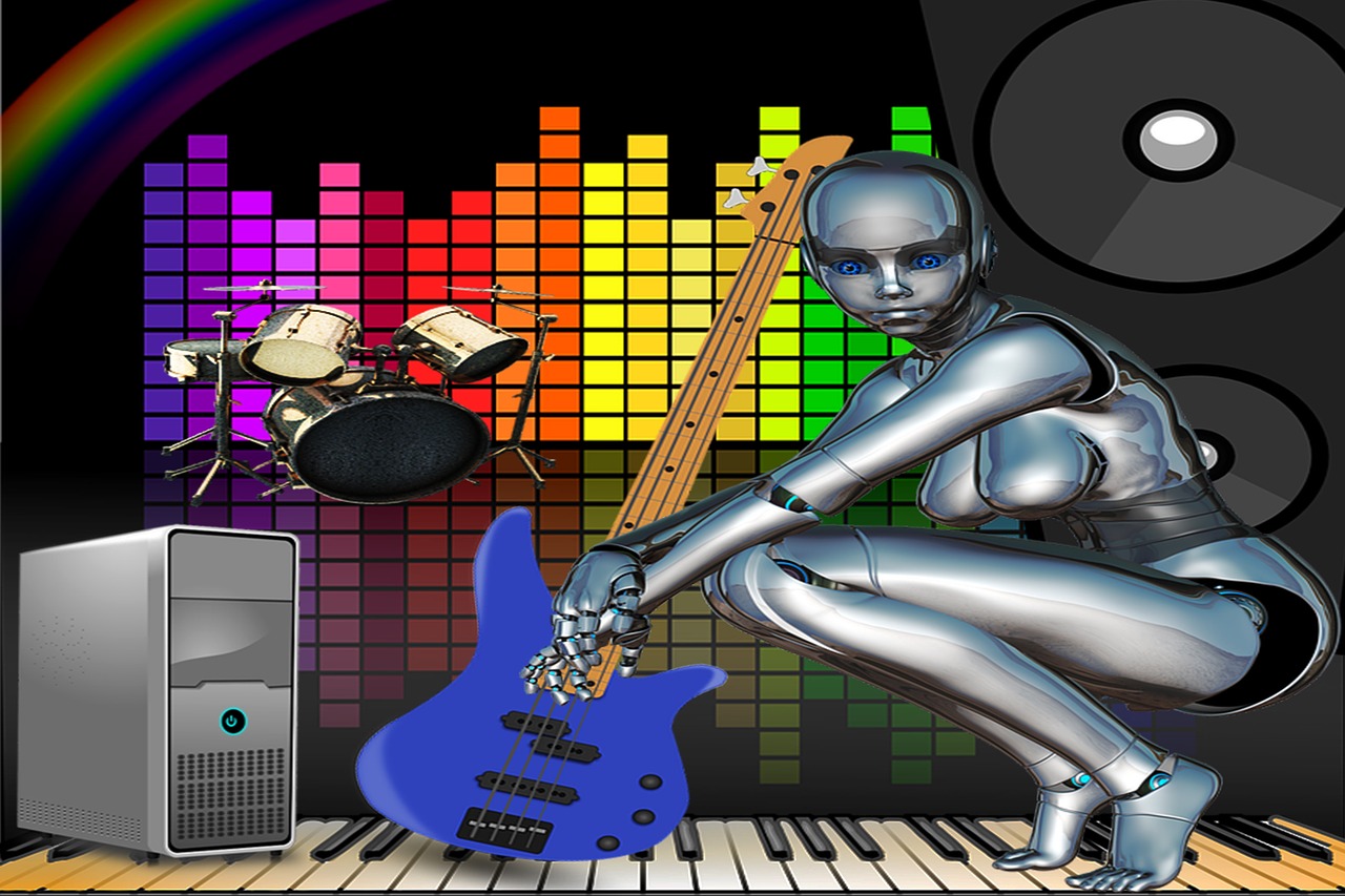 music robots entertainment free photo