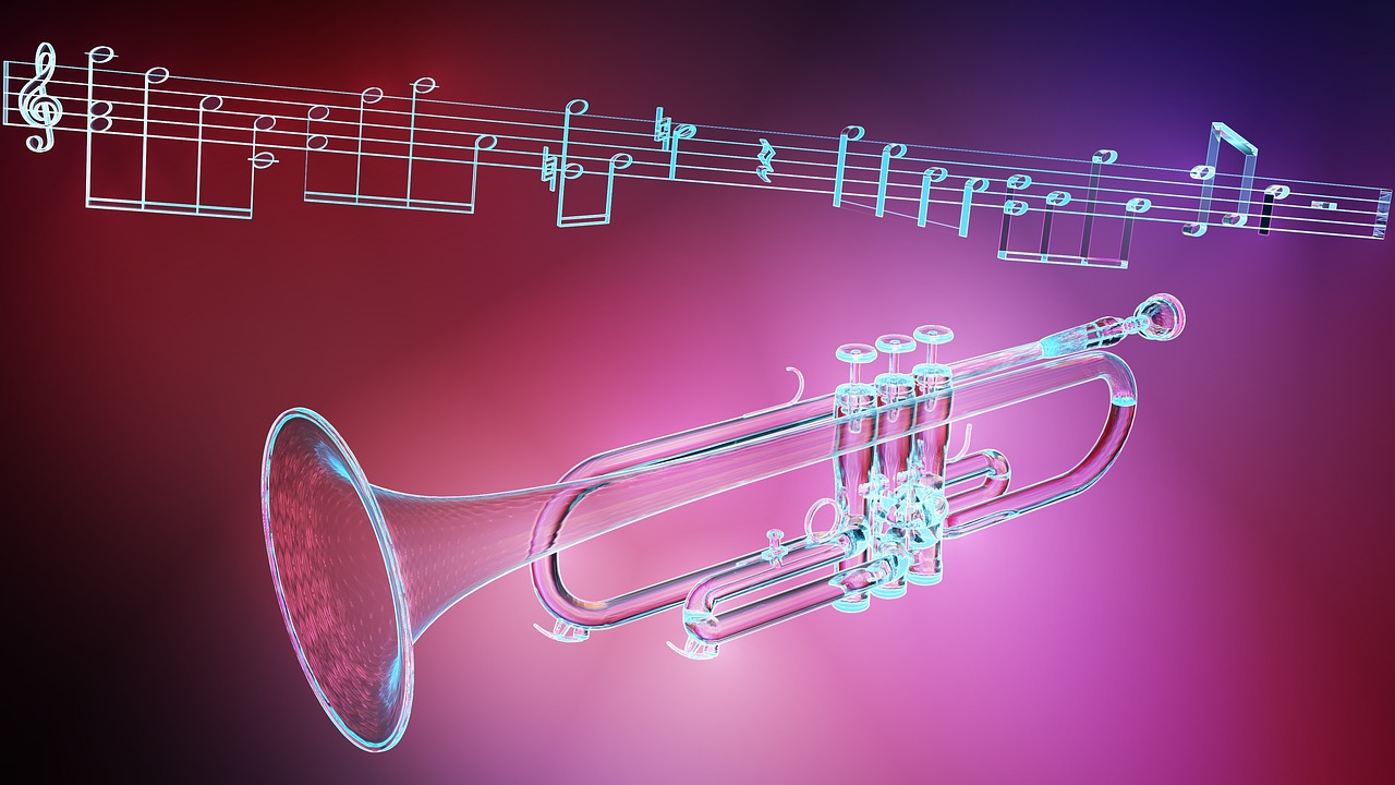 music trumpet light effects free photo