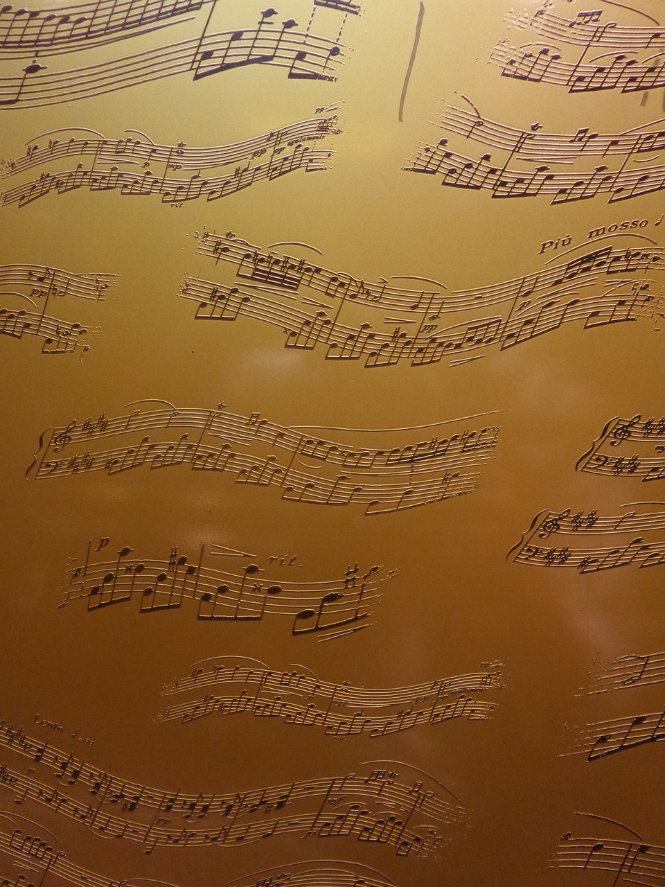 music notes gold free photo