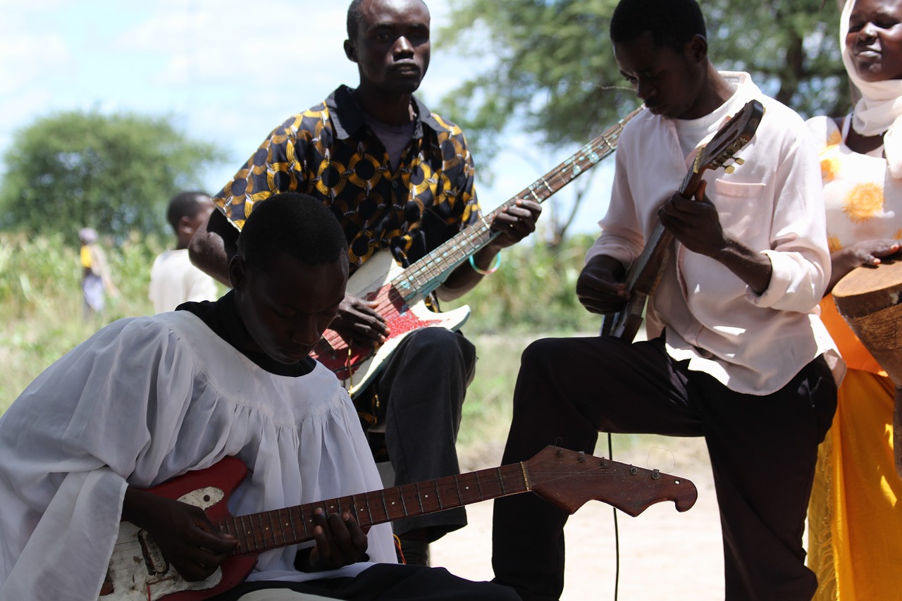 music africa guitar free photo