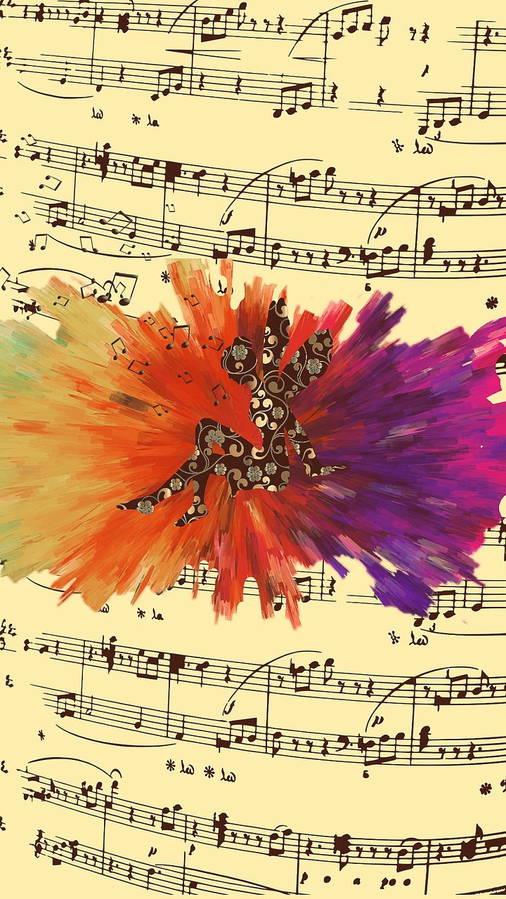 music color notes free photo