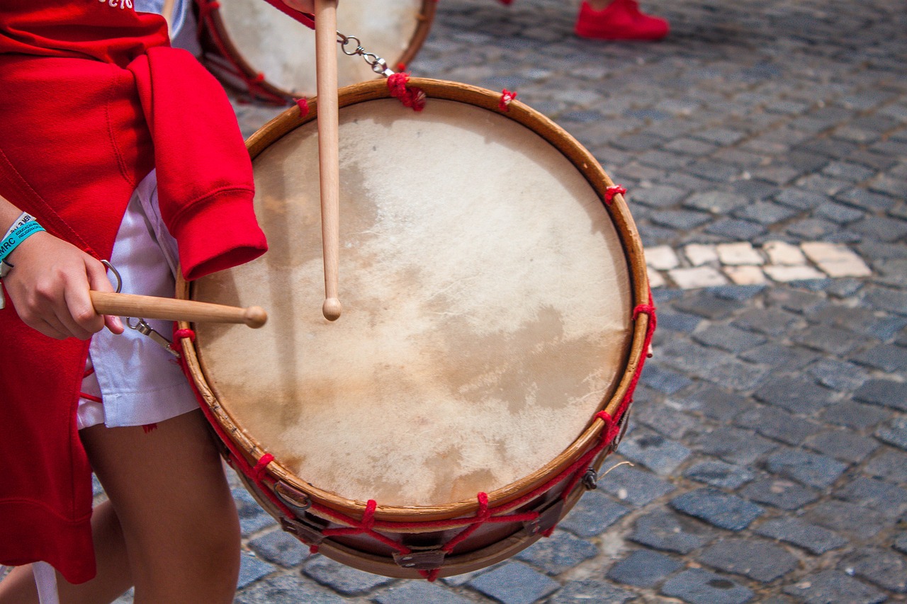 music drums red free photo