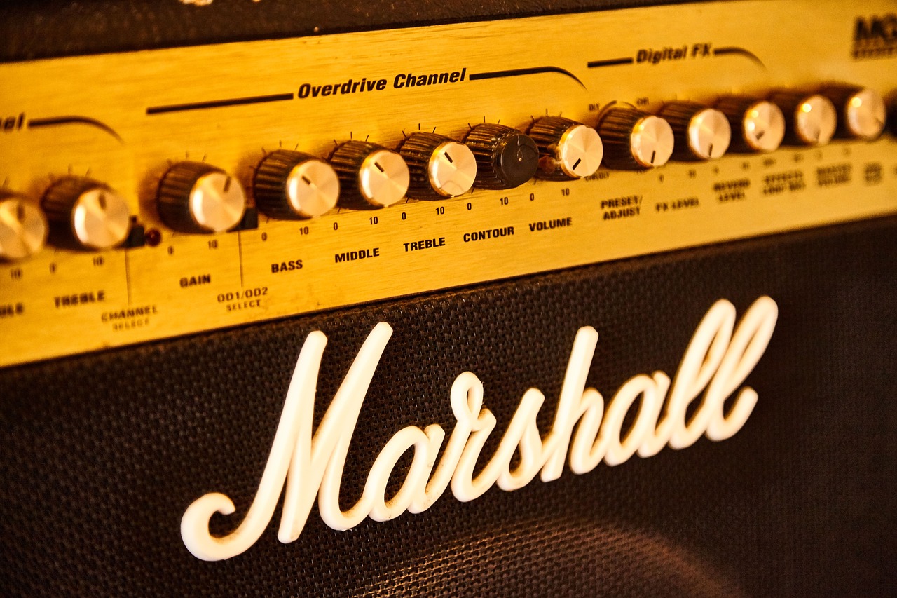 music marshall amplifier free photo