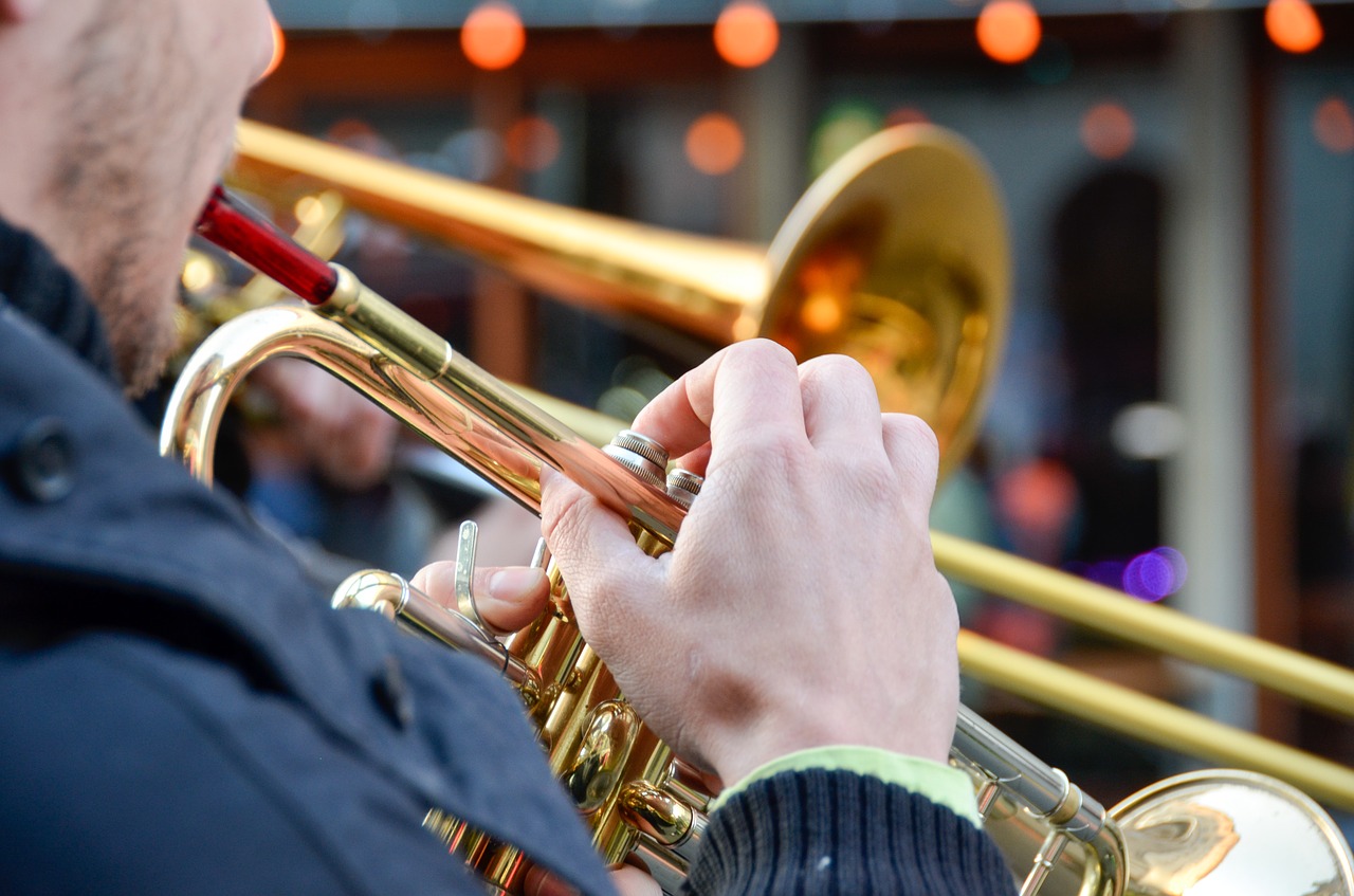 music trumpet street musicians free photo