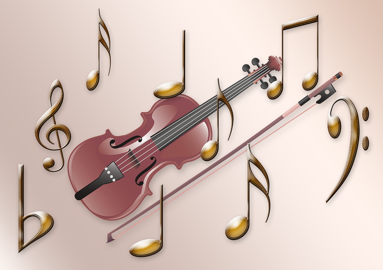 music  violin  clef free photo