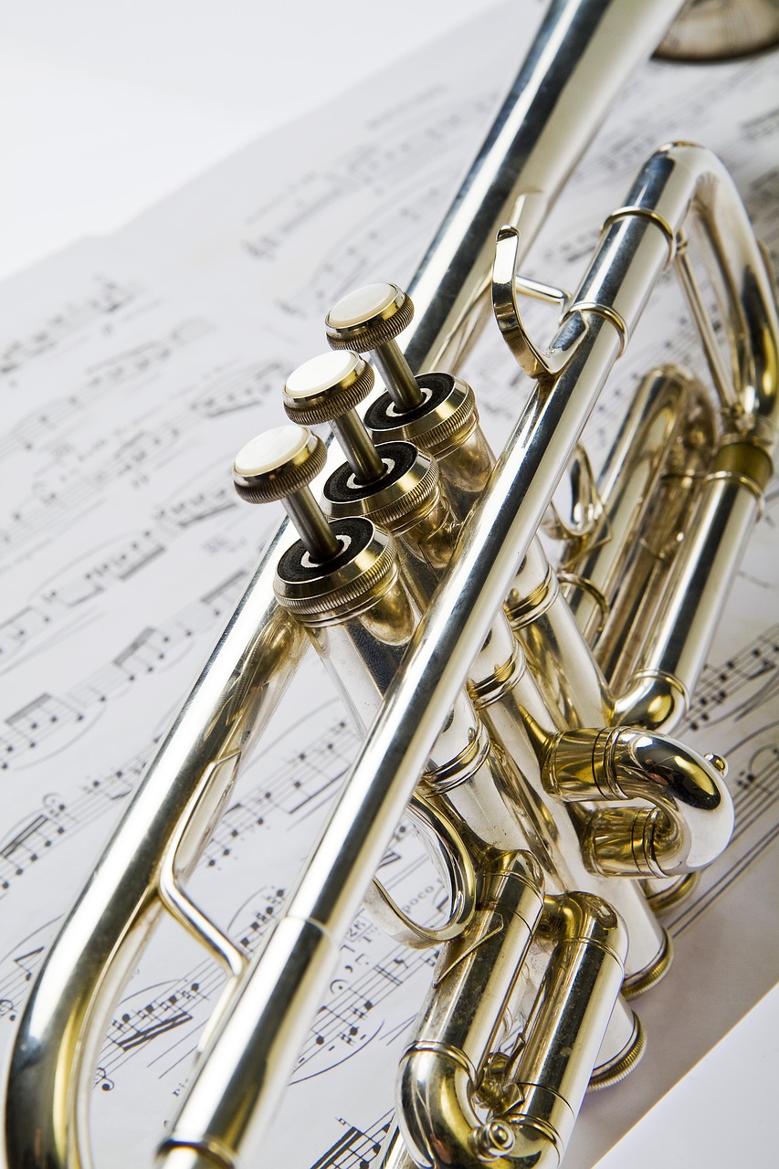 music  trumpet  notes free photo