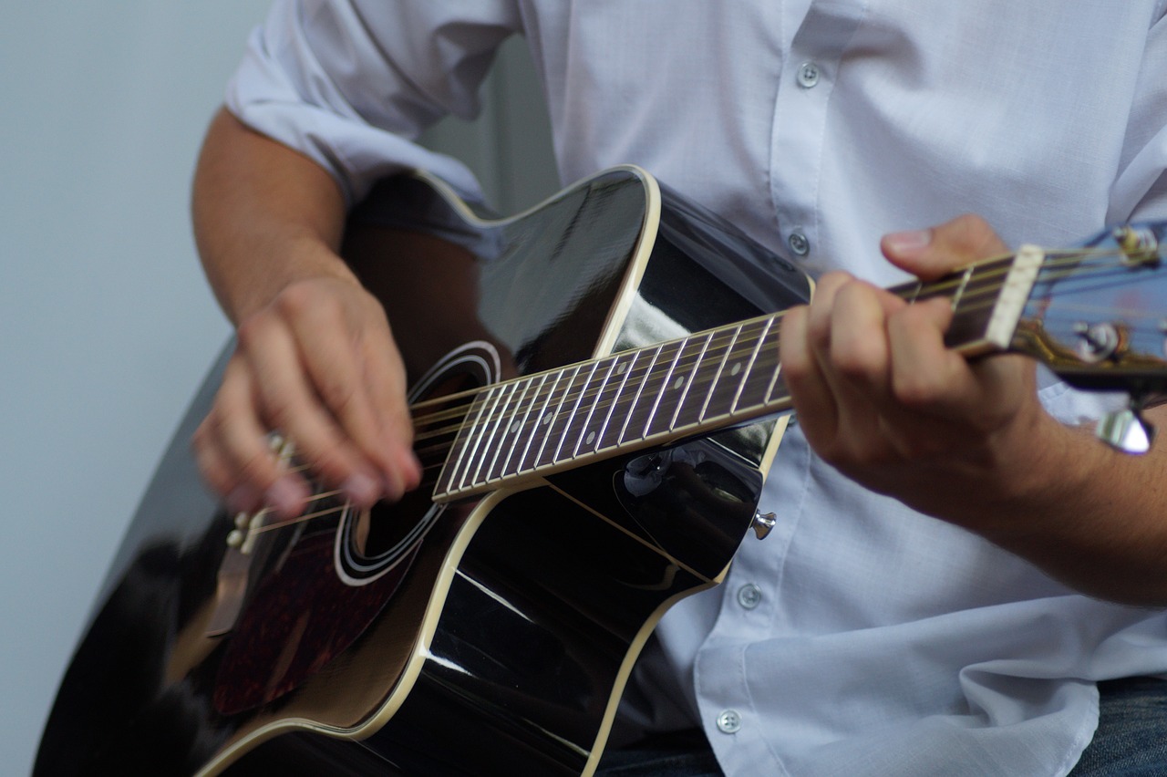 music  guitar  instrument free photo