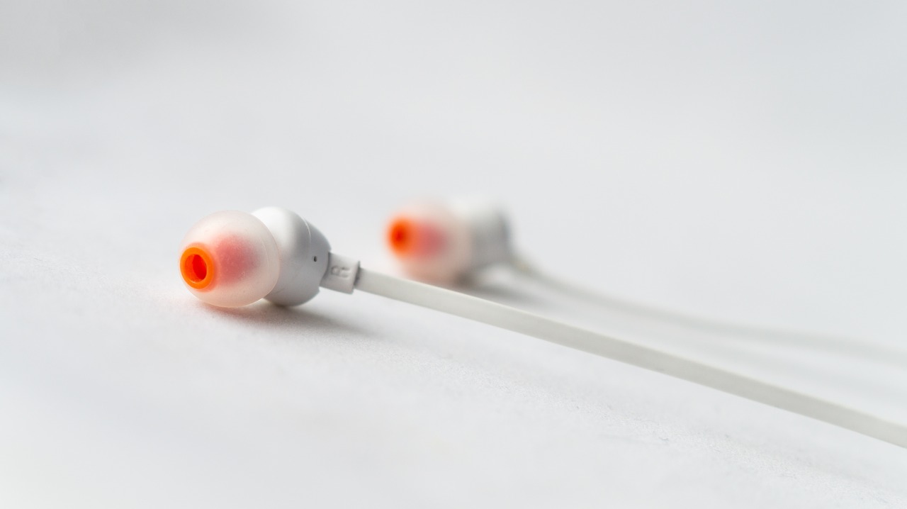 music  earbuds  headphones free photo