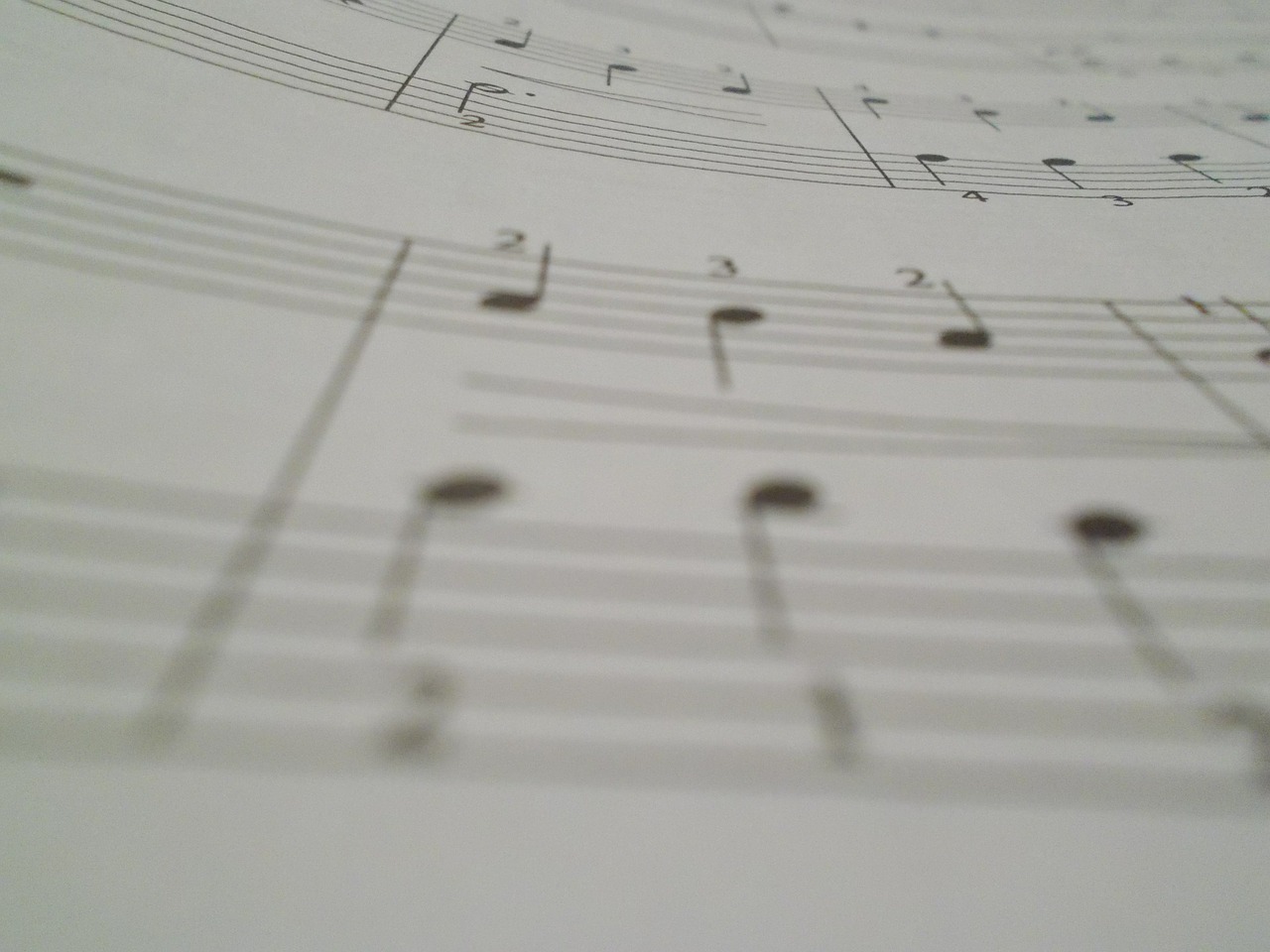 music notes paper free photo