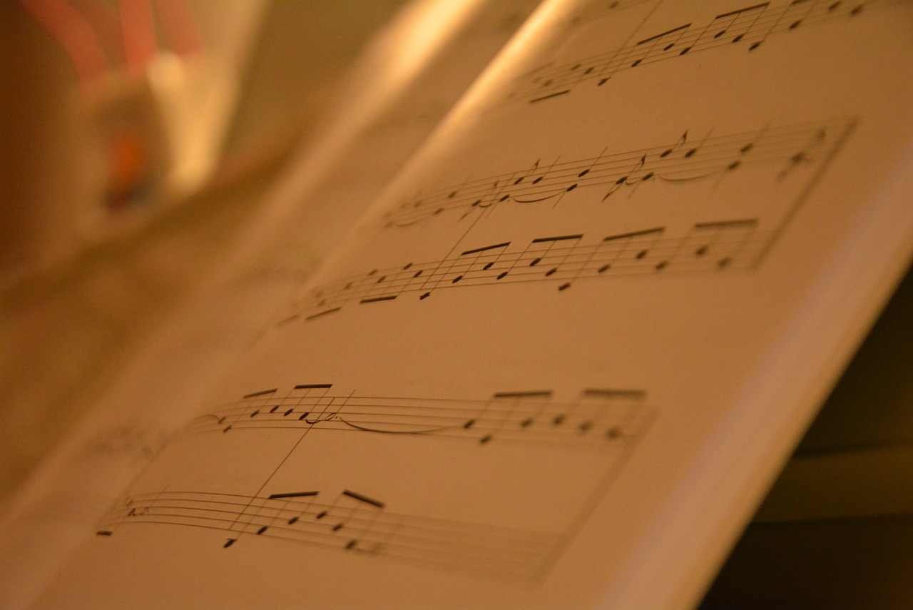 music piece of music piano free photo