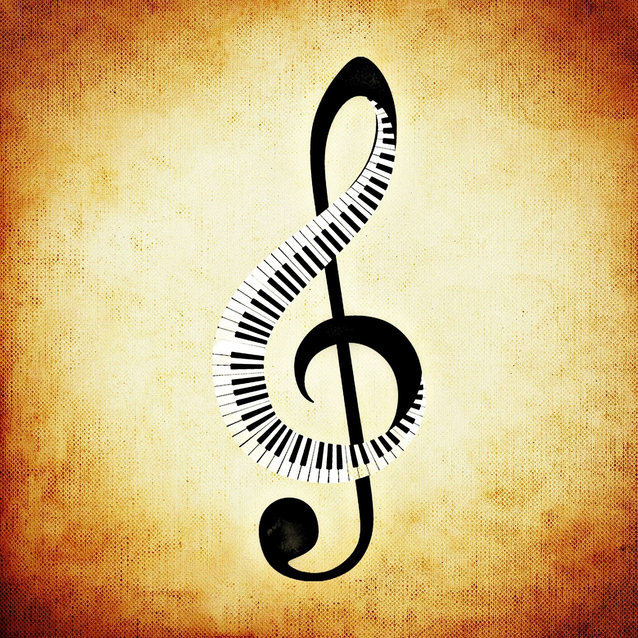 music clef piano free photo