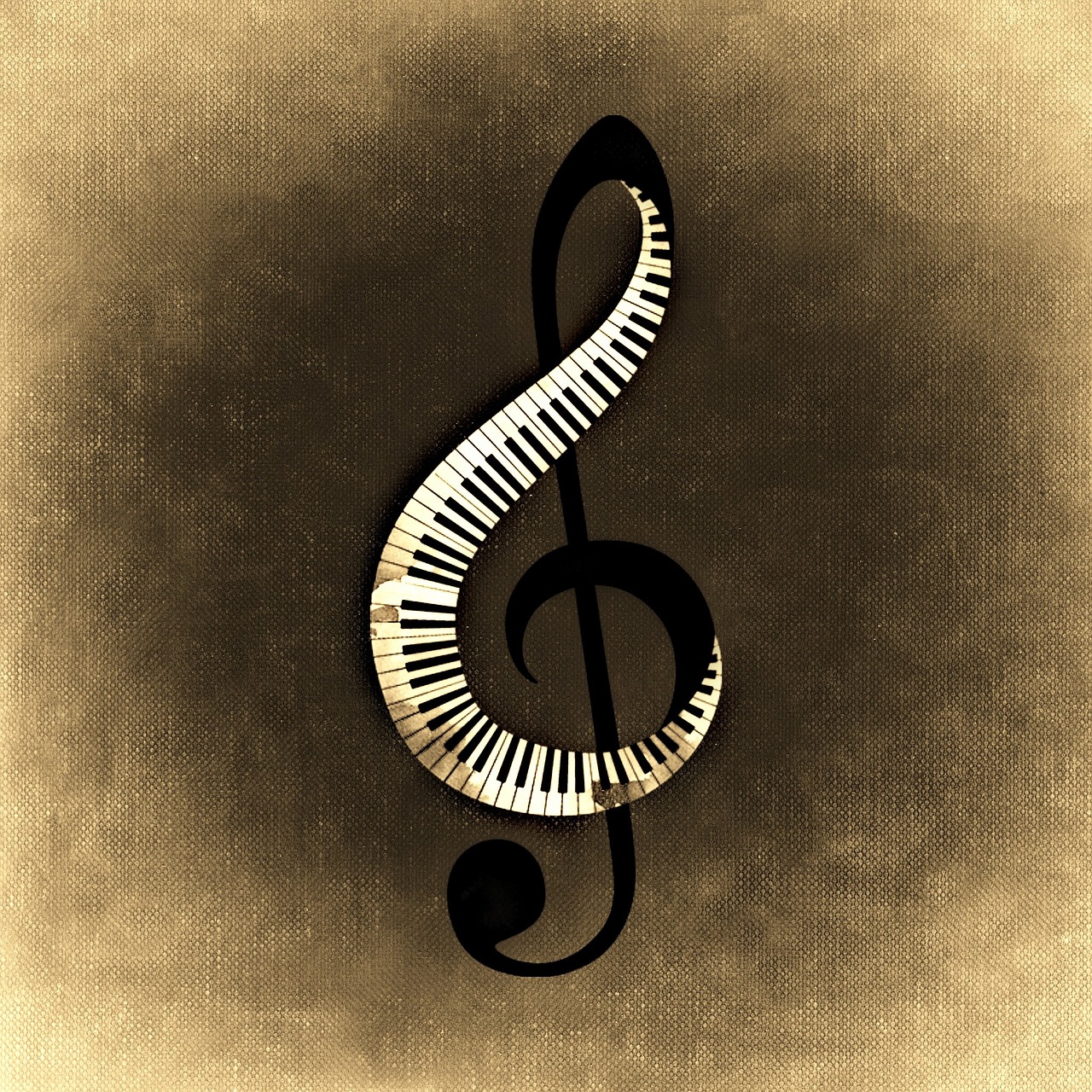 music clef piano free photo