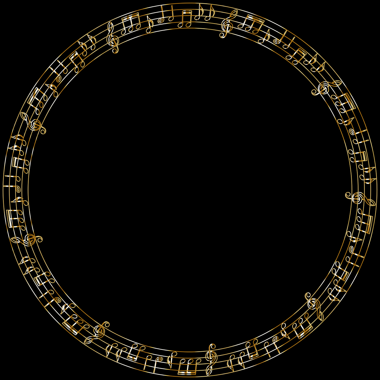 musical circle round free photo