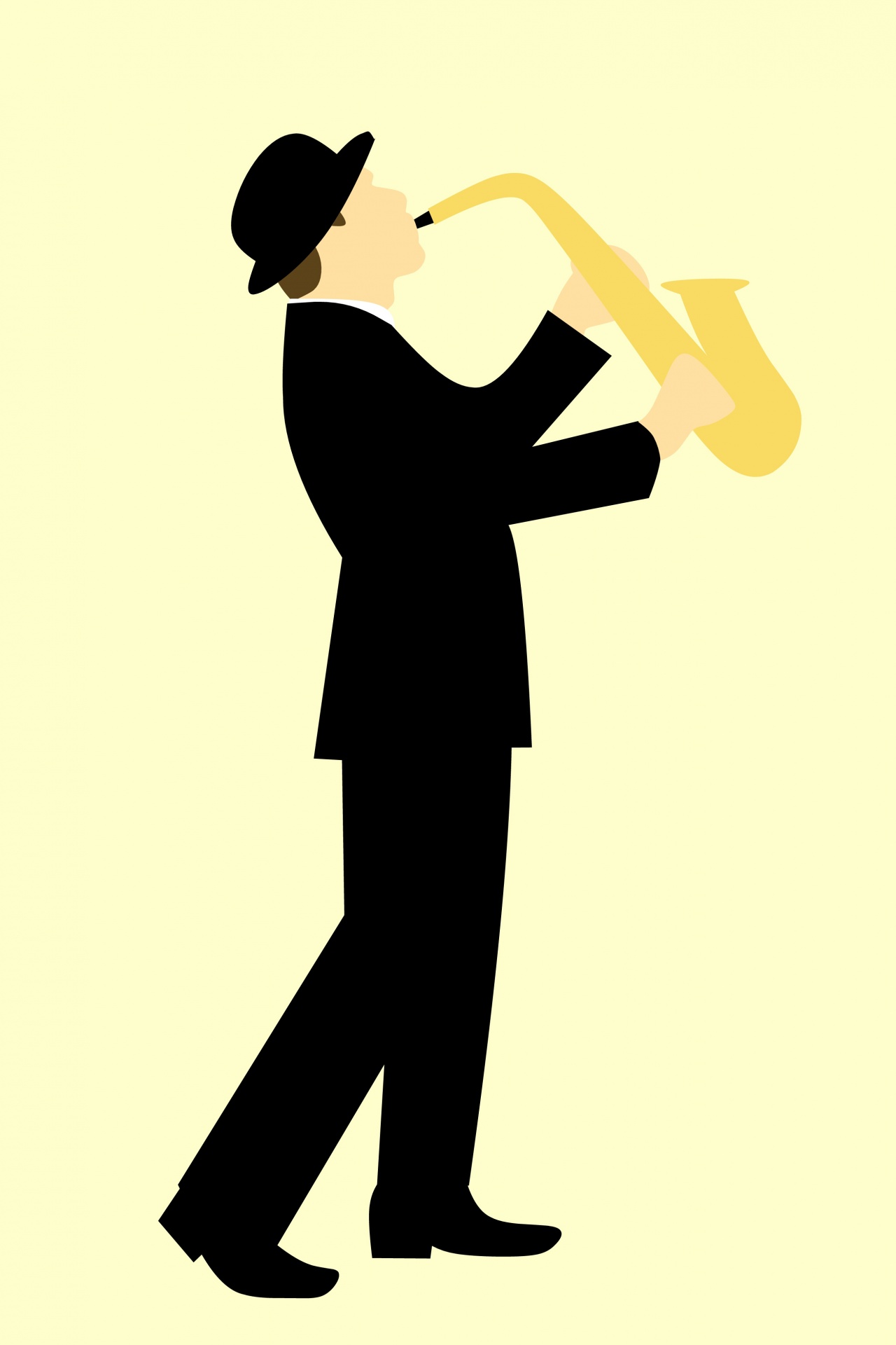 saxophonist man jazz free photo
