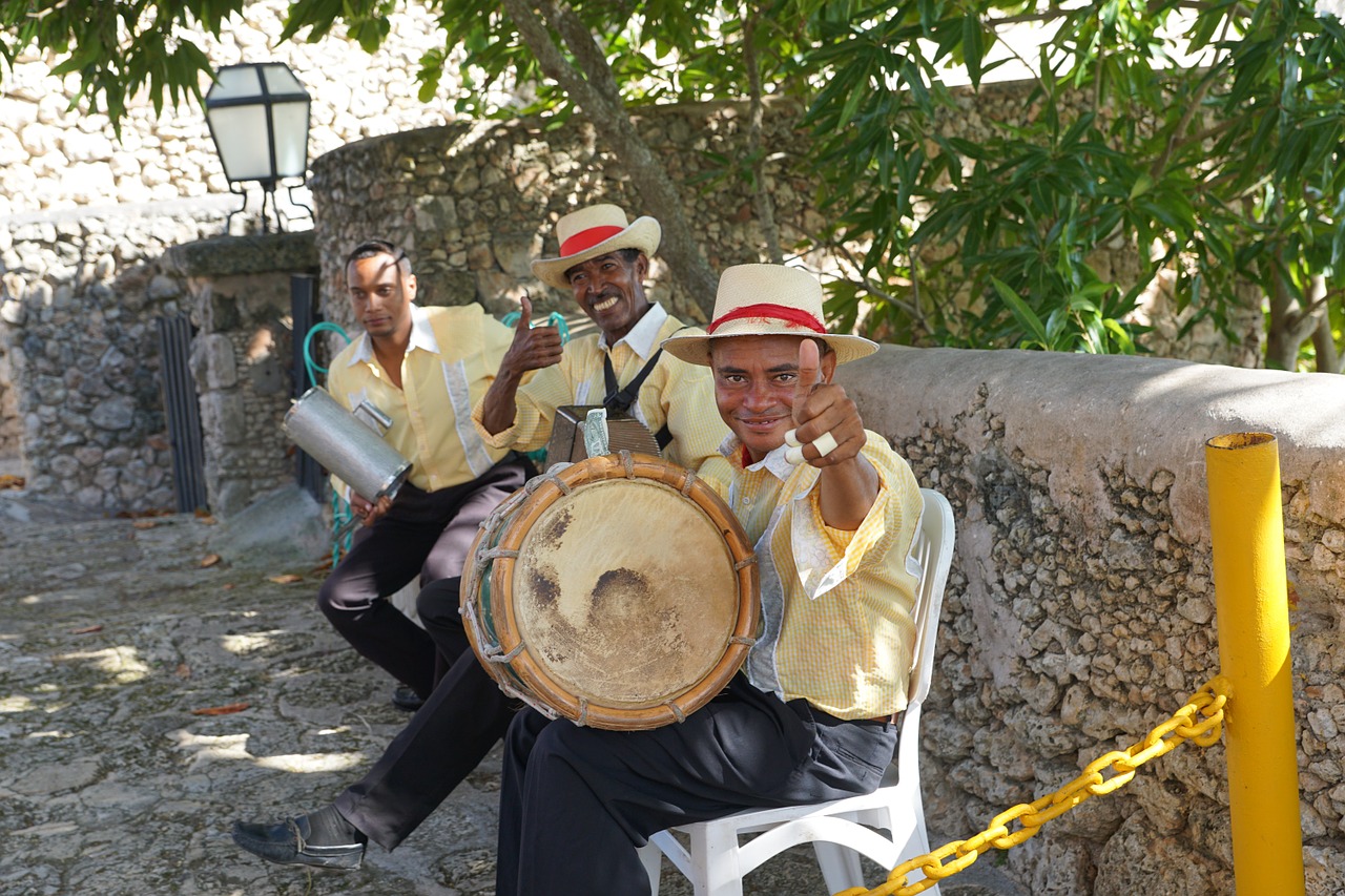 musician caribbean village free photo