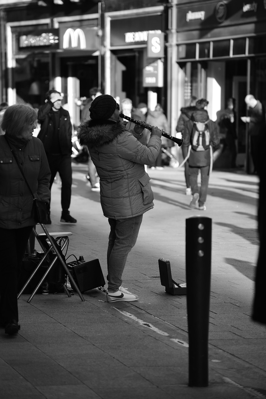 musician street performance free photo