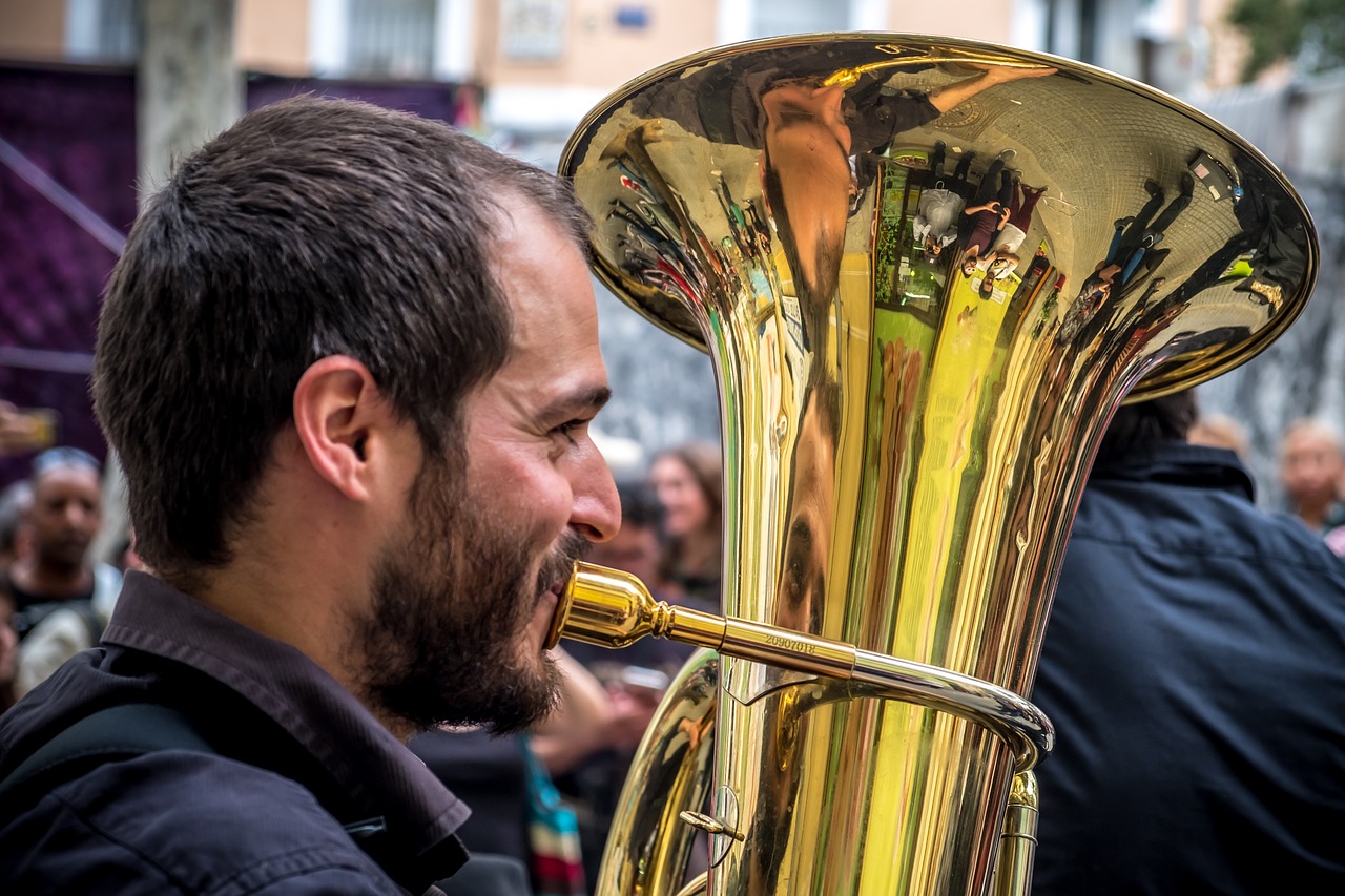 musician  street  trombone free photo