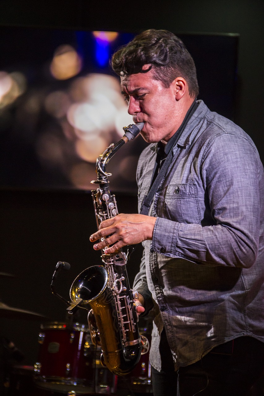 musician  saxophonist  music free photo