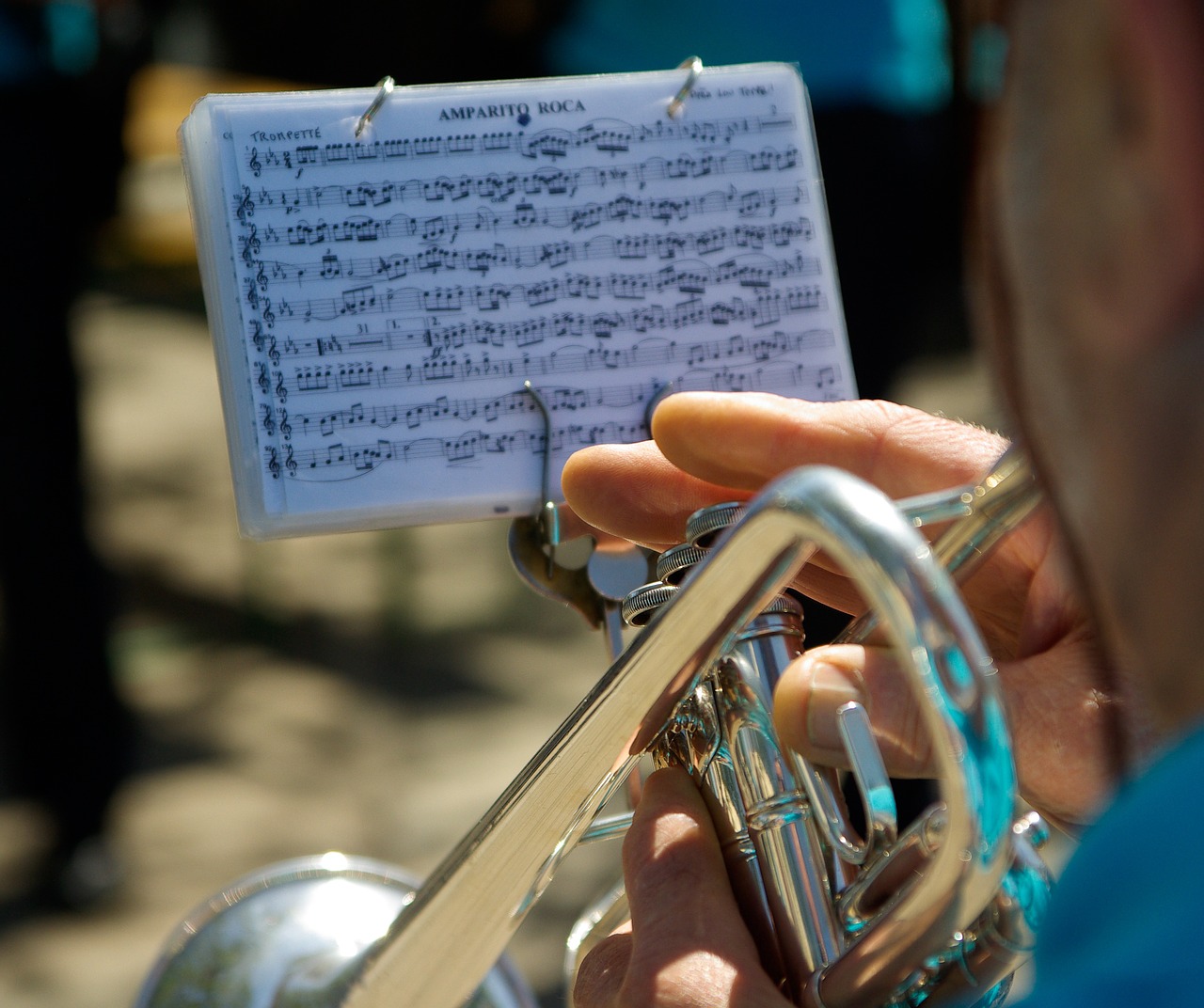 musician trumpet fingers free photo