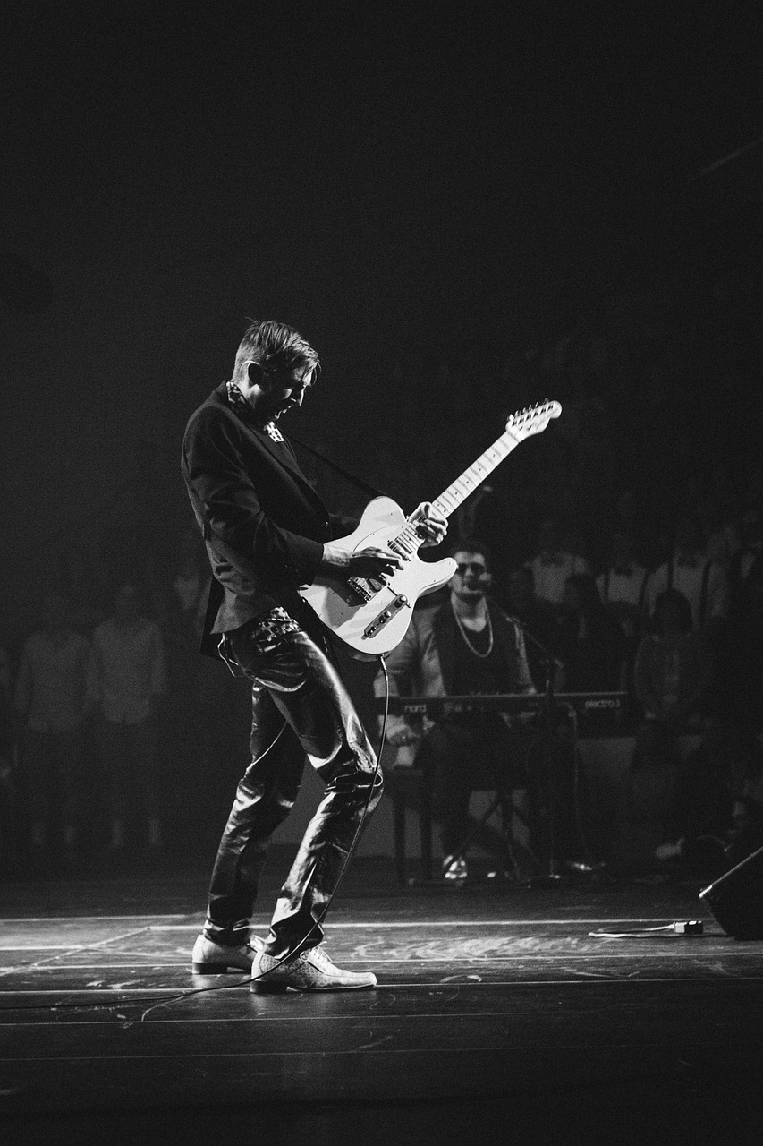 musician guitar playing free photo