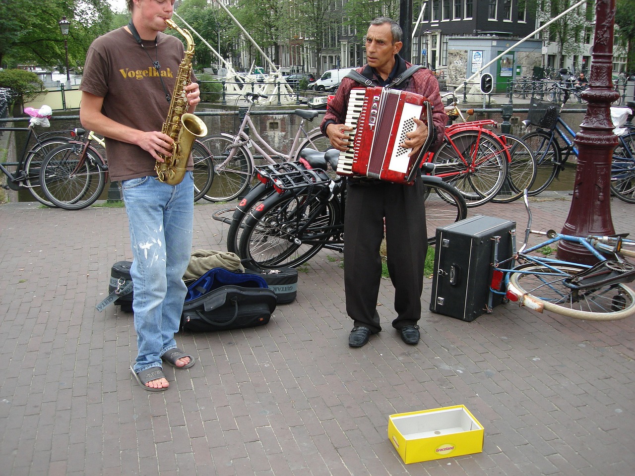 musicians street musicians accordion free photo