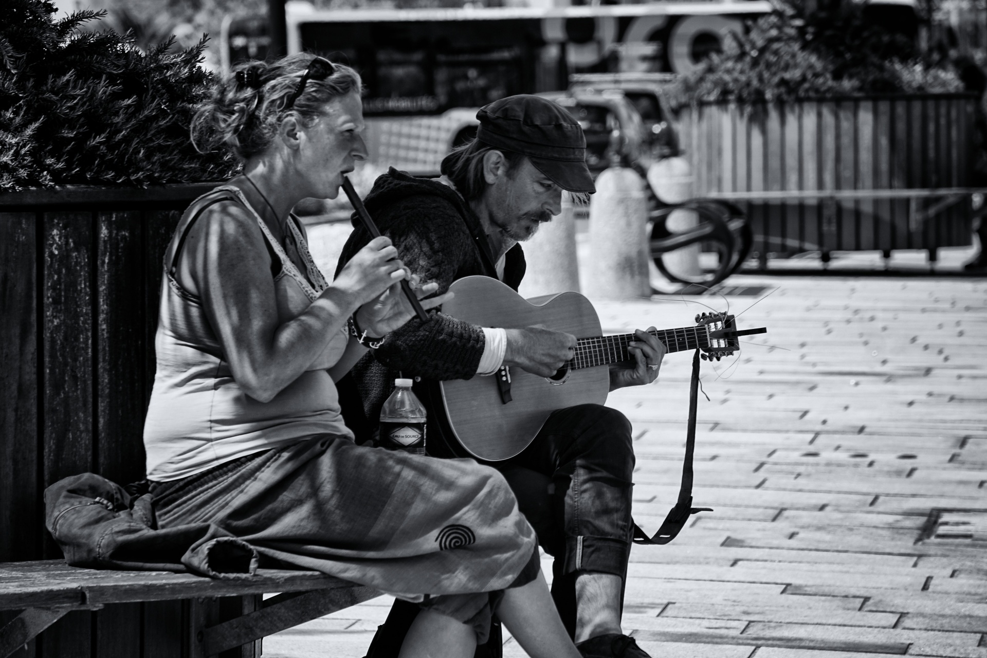 music street musicians artists free photo
