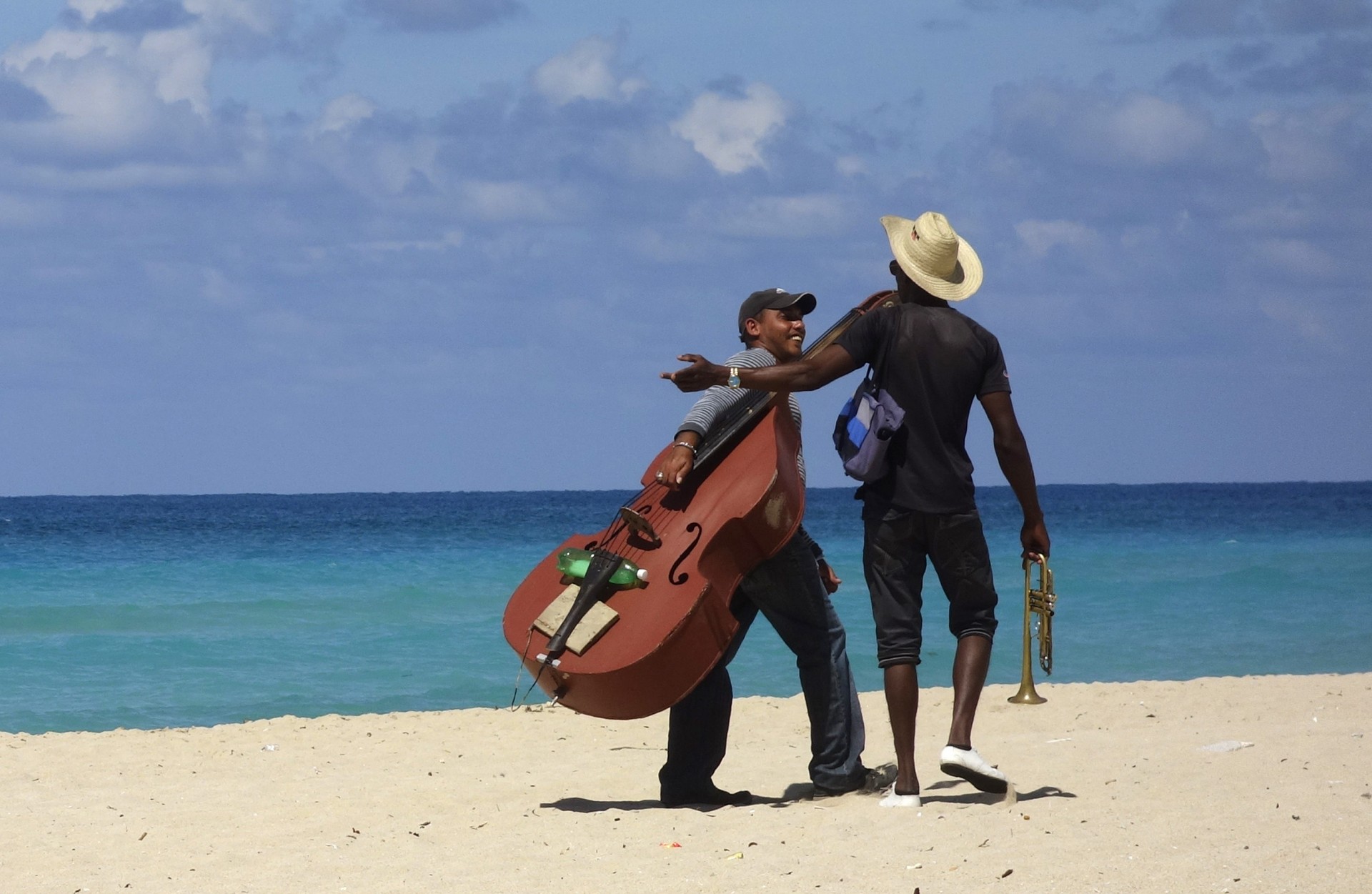 music cuba beach free photo