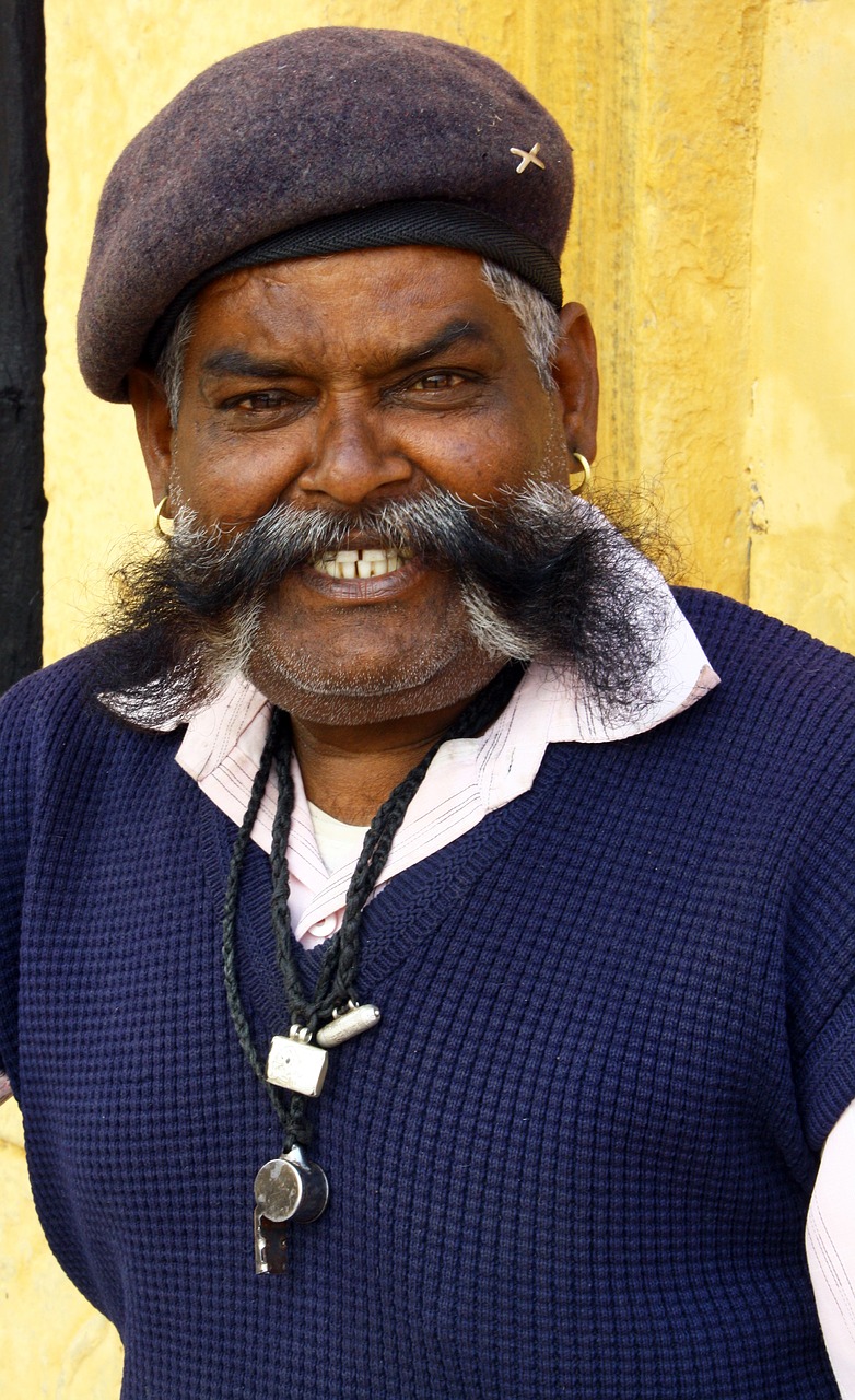 Download free photo of Mustache,indian man,portrait,pirate,character - from  