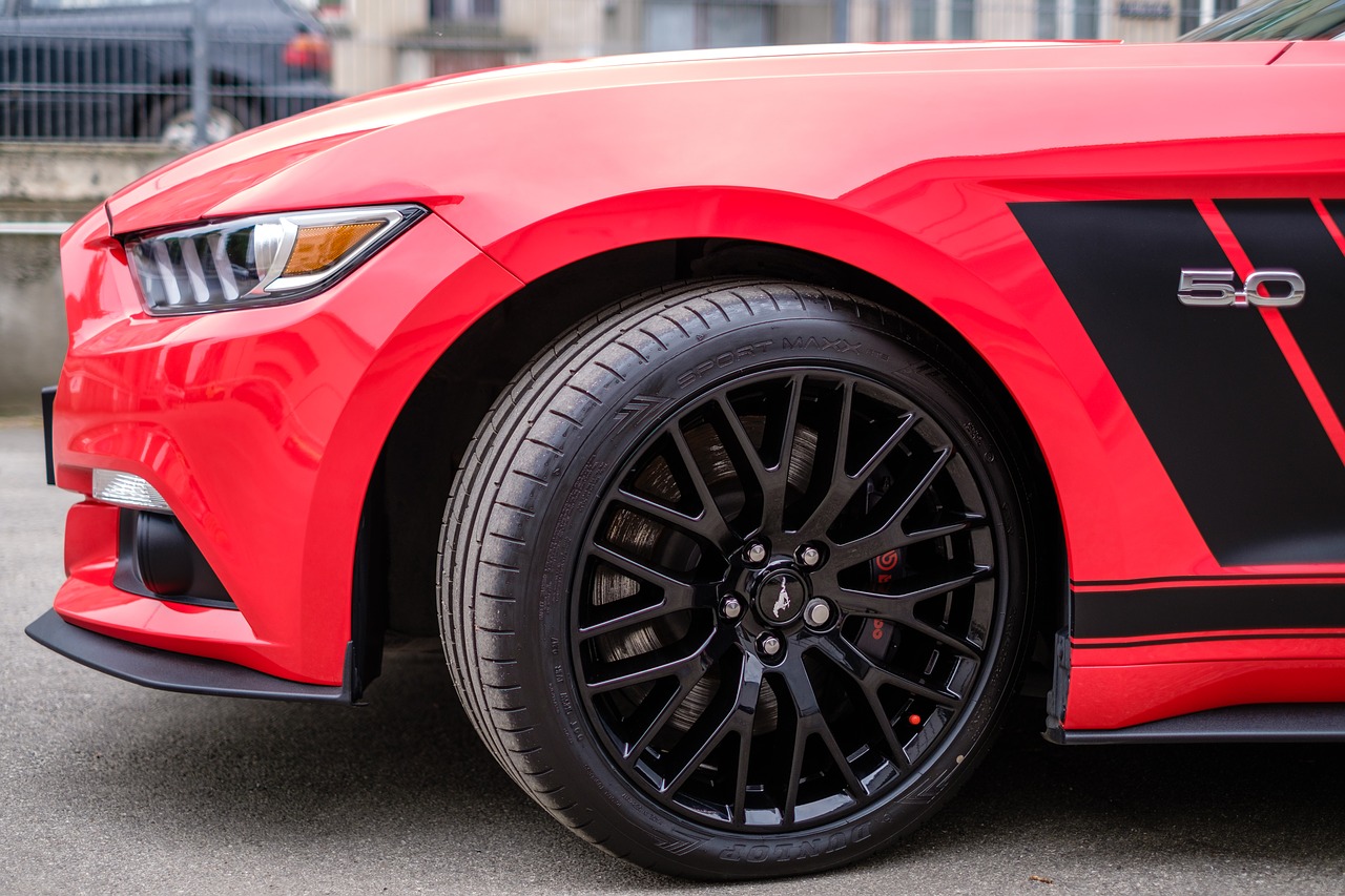 mustang gt red free photo