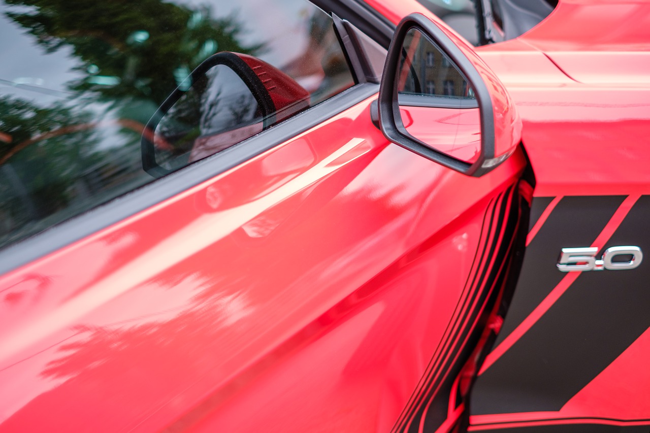 mustang gt red free photo