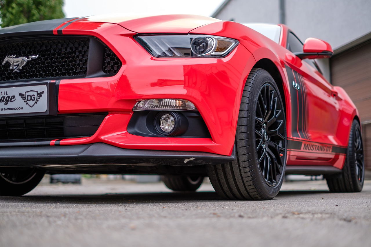 mustang gt red free photo