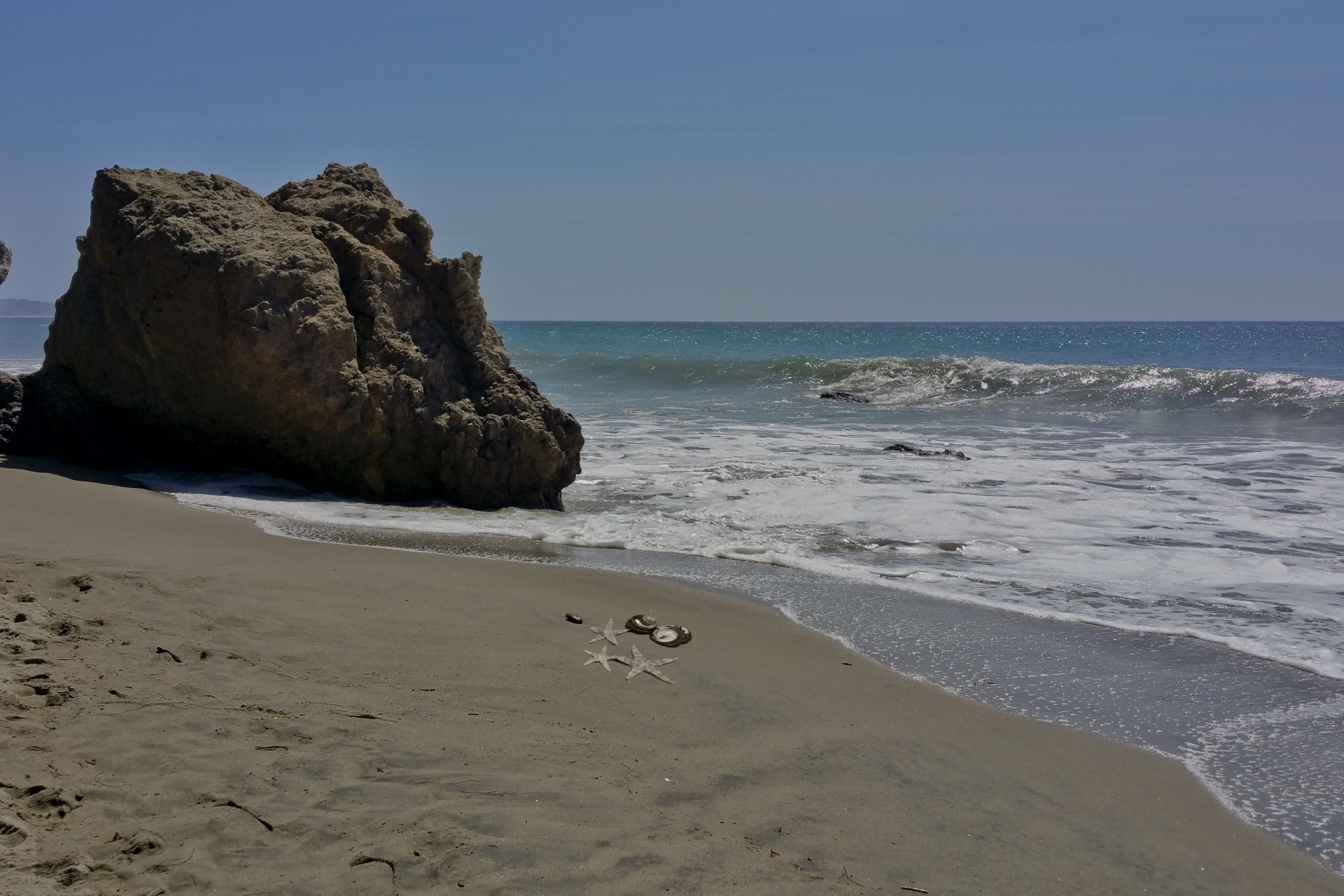 beach rocky sand free photo