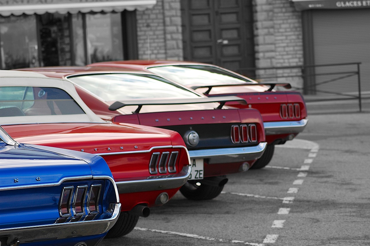 mustang tails mustang american muscle cars free photo