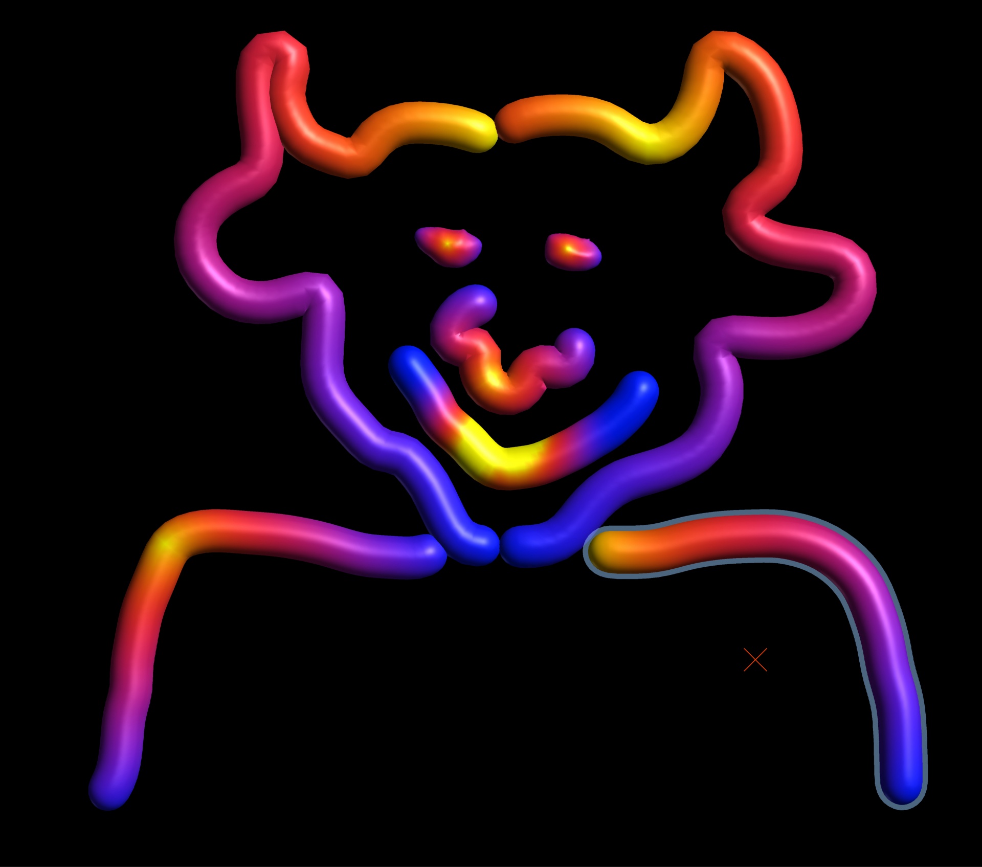 3d doodle color free photo