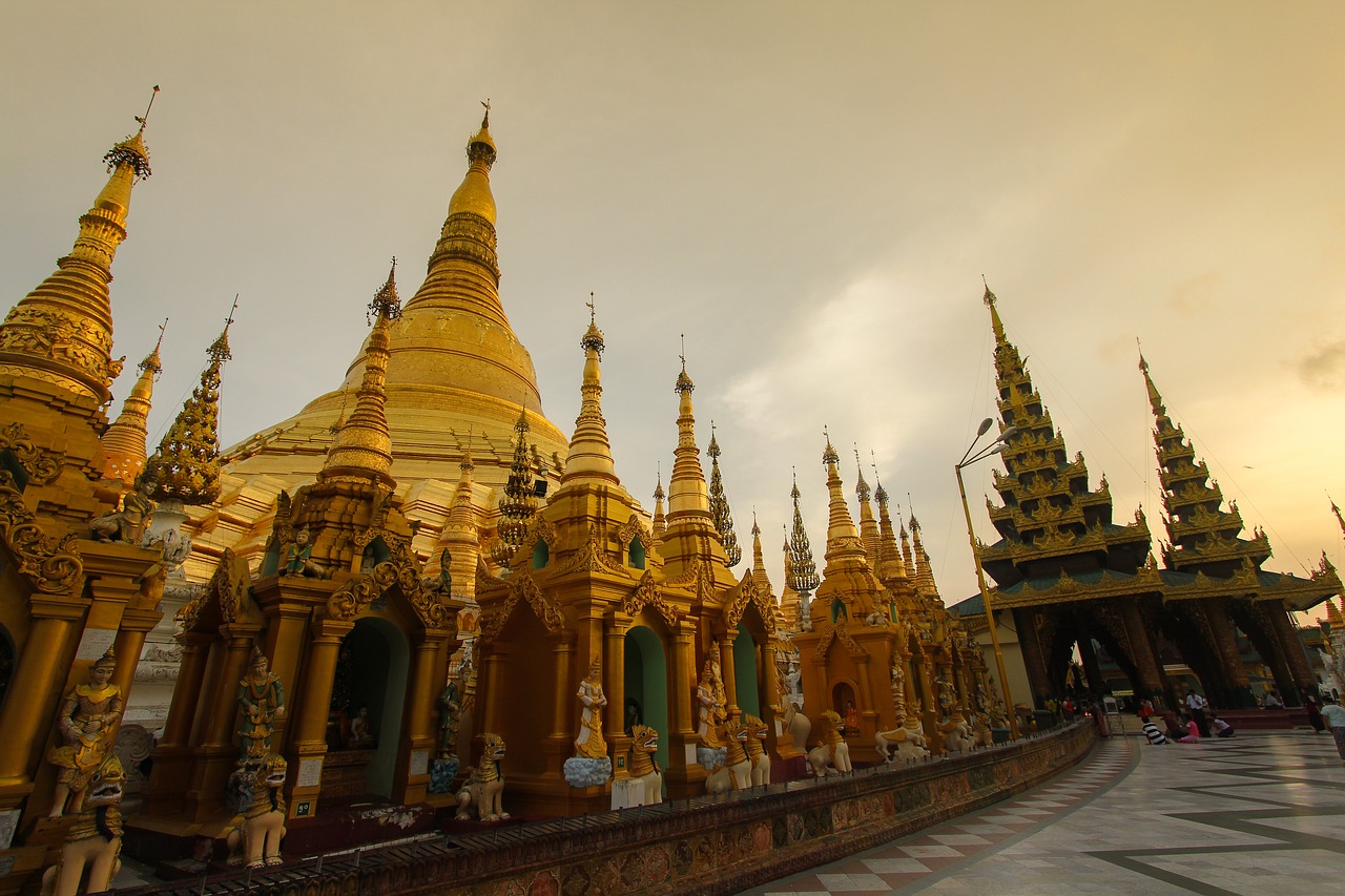 myanmar yangon shwedagon pagoda free photo