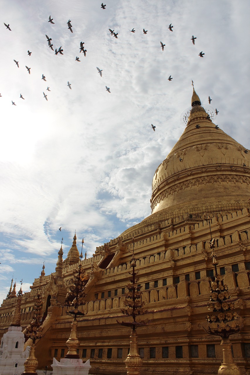 myanmar pagoda buddhism free photo