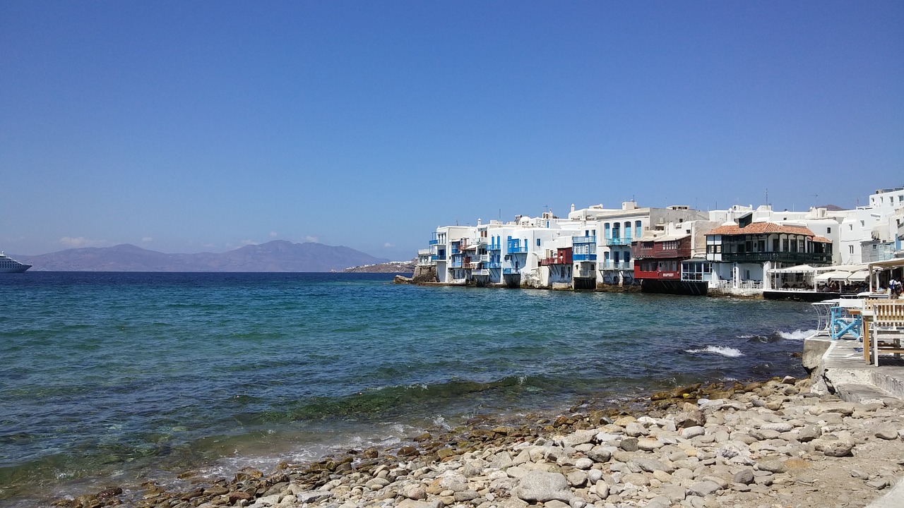 mykonos island greece free photo