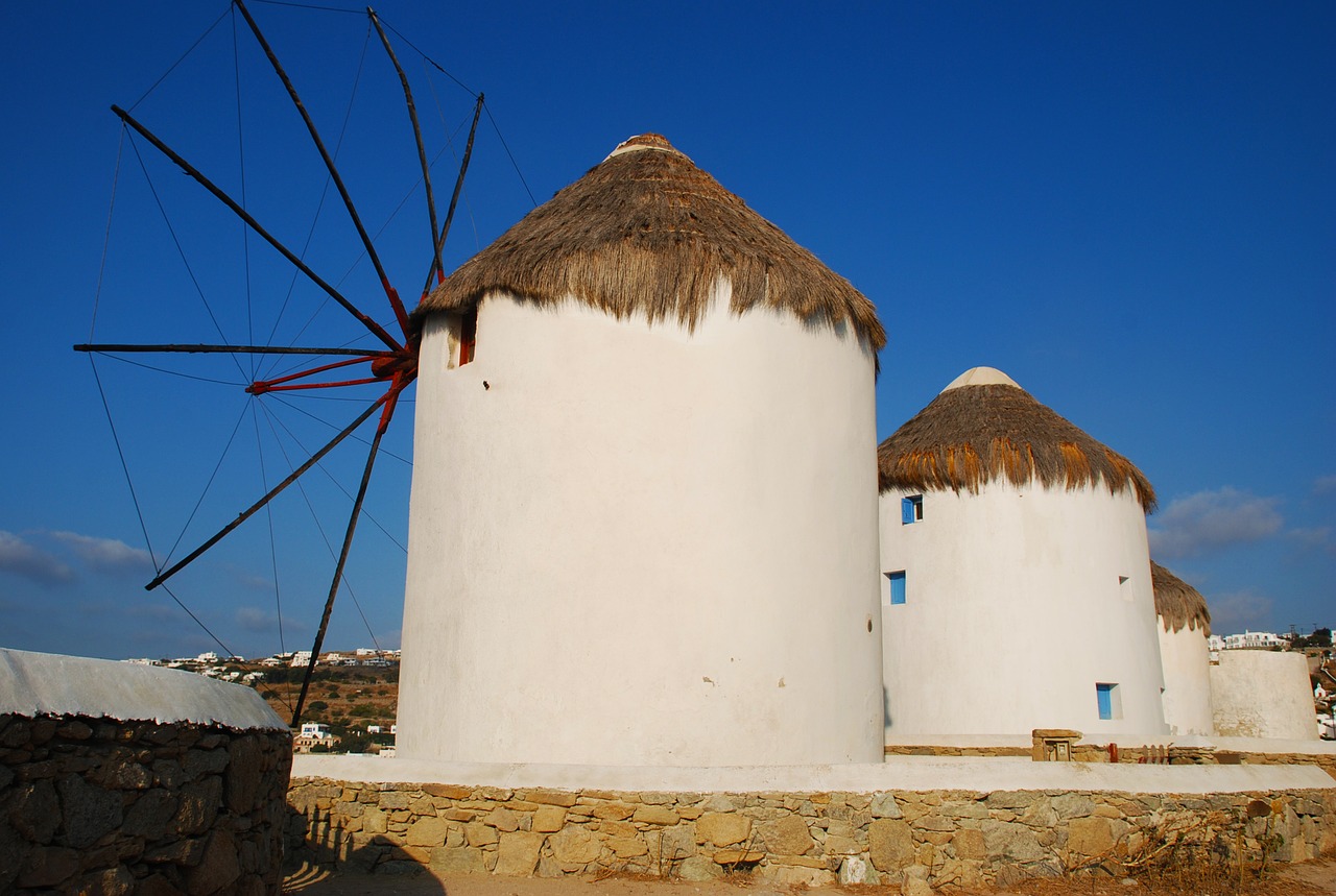 mykonos island greece free photo