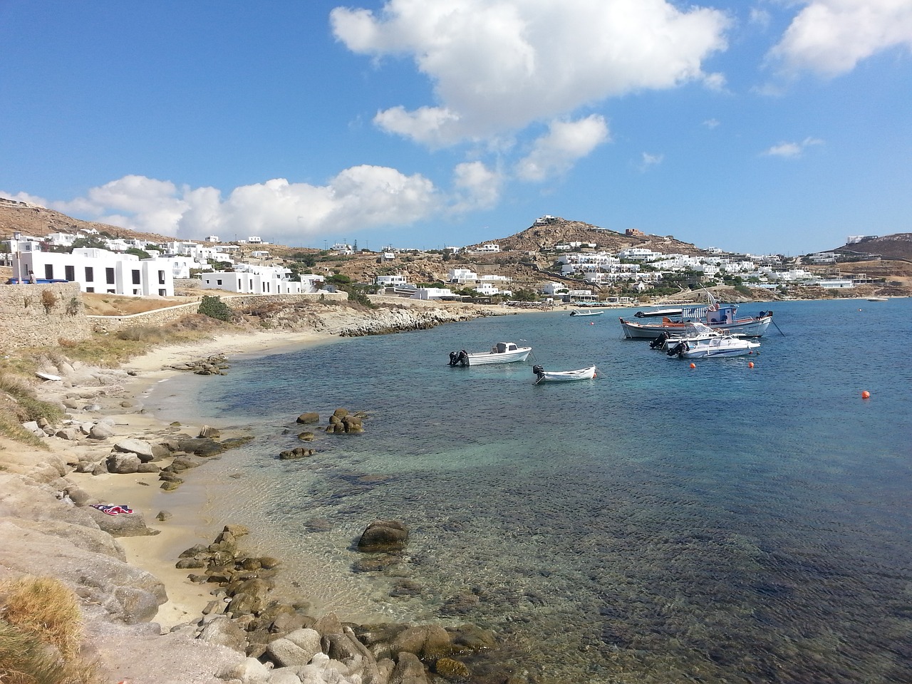 mykonos greece vacation free photo